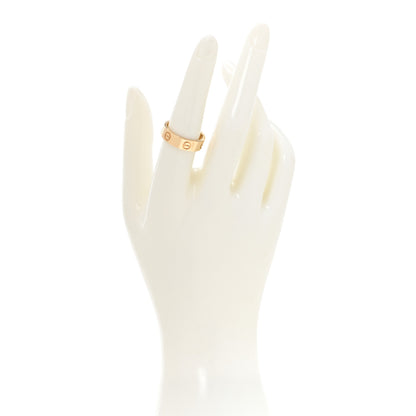 Cartier 18K Yellow Gold 5.5mm LOVE Ring 56 7.5 2 of 5