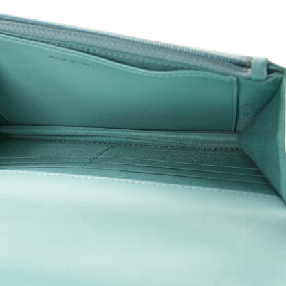 Chanel Lambskin Quilted Chanel 19 Wallet On Chain WOC Light Blue 5 of 11