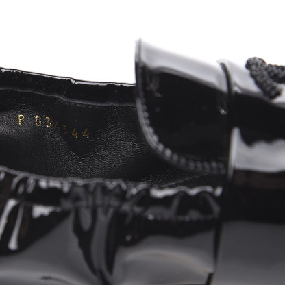 Chanel Patent CC Loafers 36 Black 8 of 9
