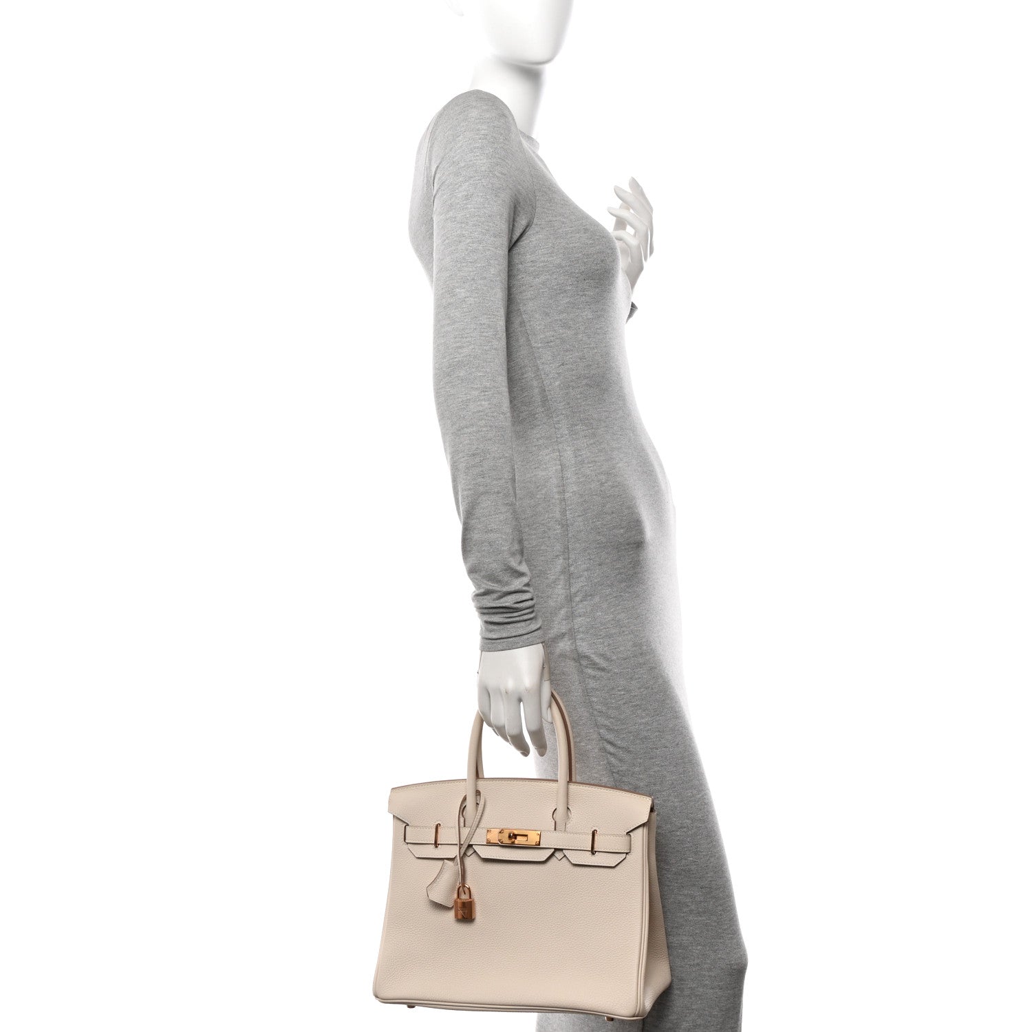 Hermes Togo Birkin 30 Craie 2 of 11