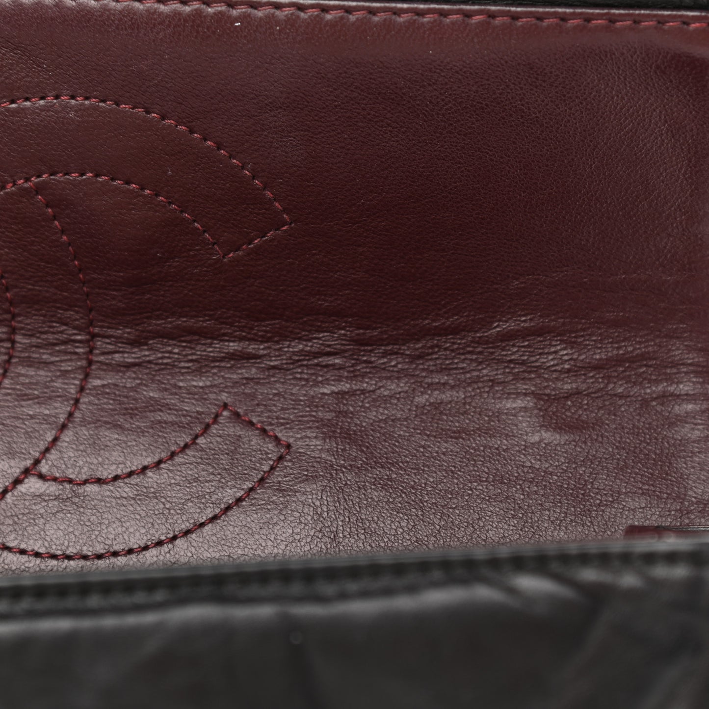 Aged Calfskin Quilted 2.55 Reissue 226 Flap Black