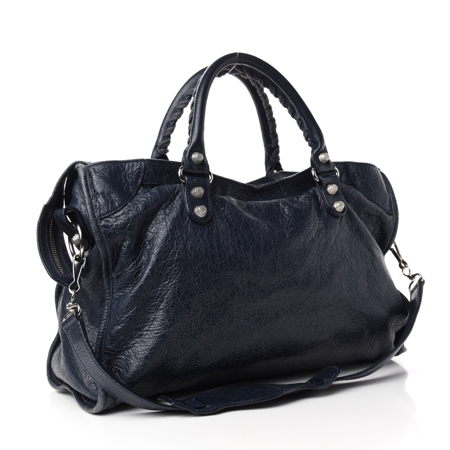 Balenciaga Agneau Giant 12 Silver Hardware City Bleu Obscur 3 of 17