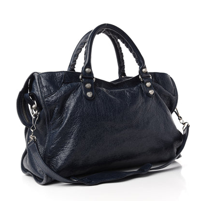 Balenciaga Agneau Giant 12 Silver Hardware City Bleu Obscur 3 of 17