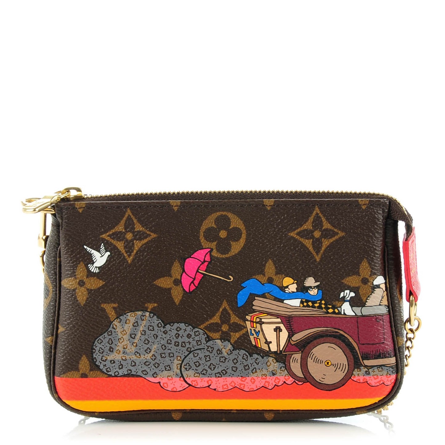 Monogram 2015 Christmas Animation Mini Pochette Accessories