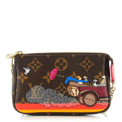 Louis Vuitton Monogram 2015 Christmas Animation Mini Pochette Accessories 1 of 7