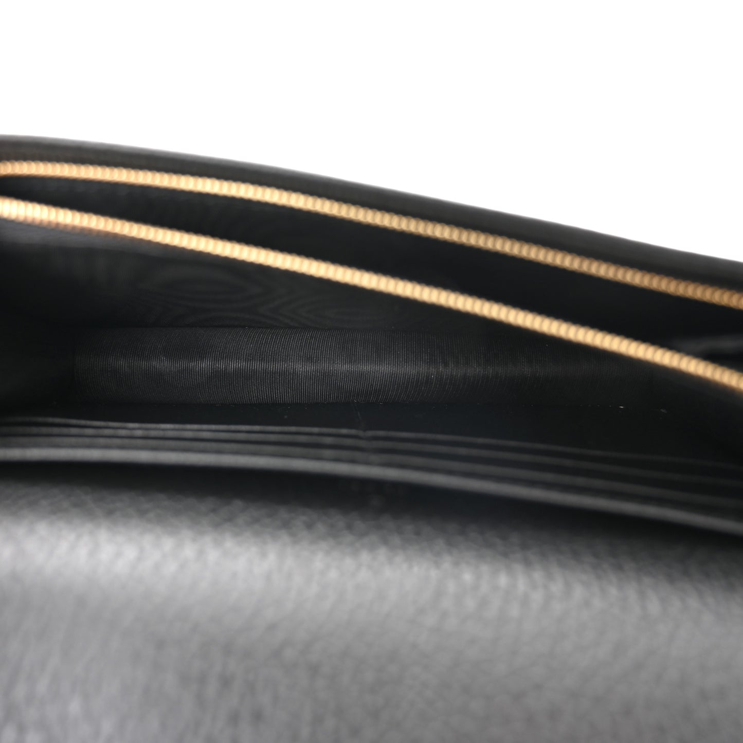 Calfskin Mini GG Marmont Chain Wallet Black