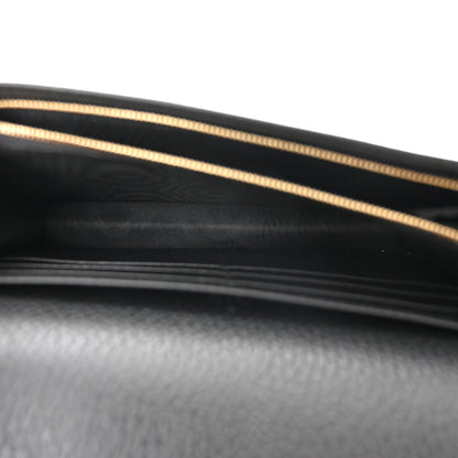 Gucci Calfskin Mini GG Marmont Chain Wallet Black 5 of 9