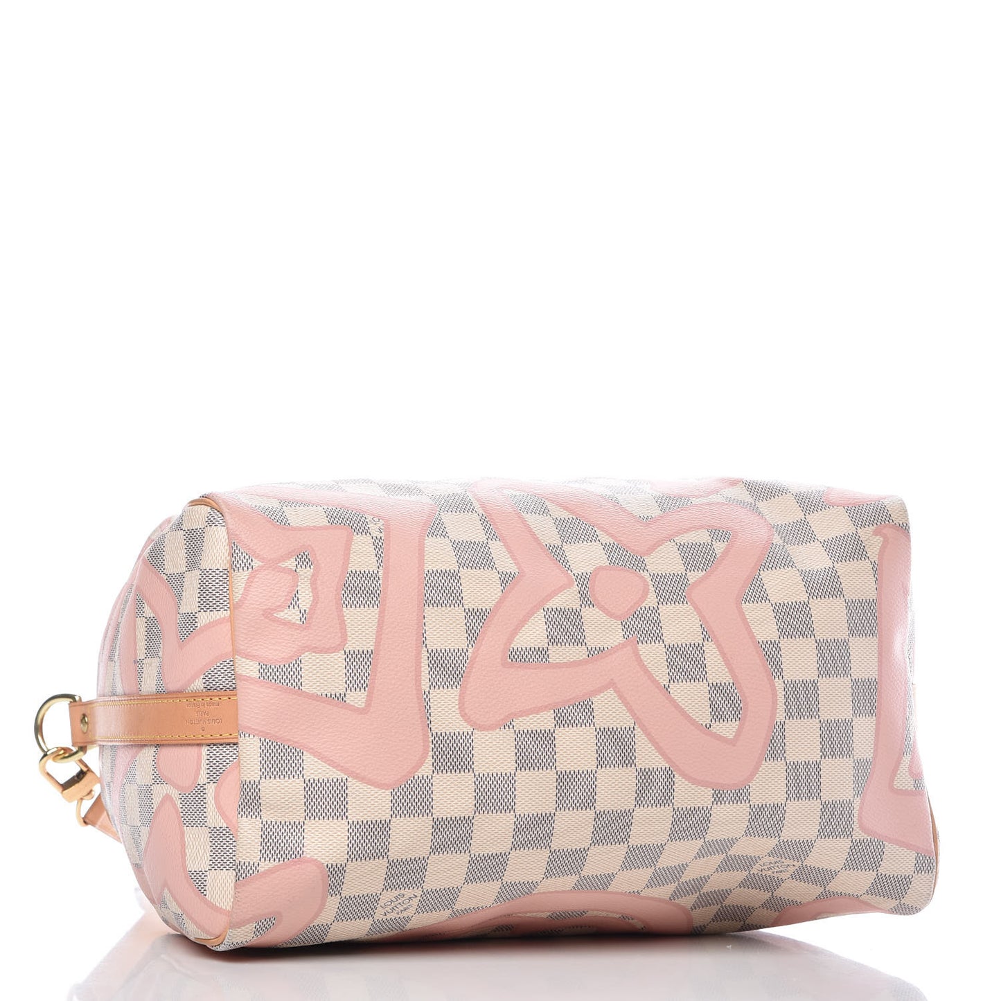 Damier Azur Tahitienne Speedy Bandouliere 30 Rose Ballerine
