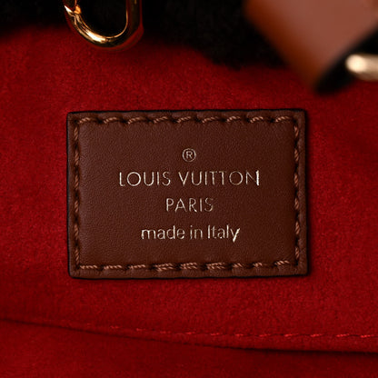Louis Vuitton Shearling Monogram Giant Teddy Onthego GM Black White 6 of 10