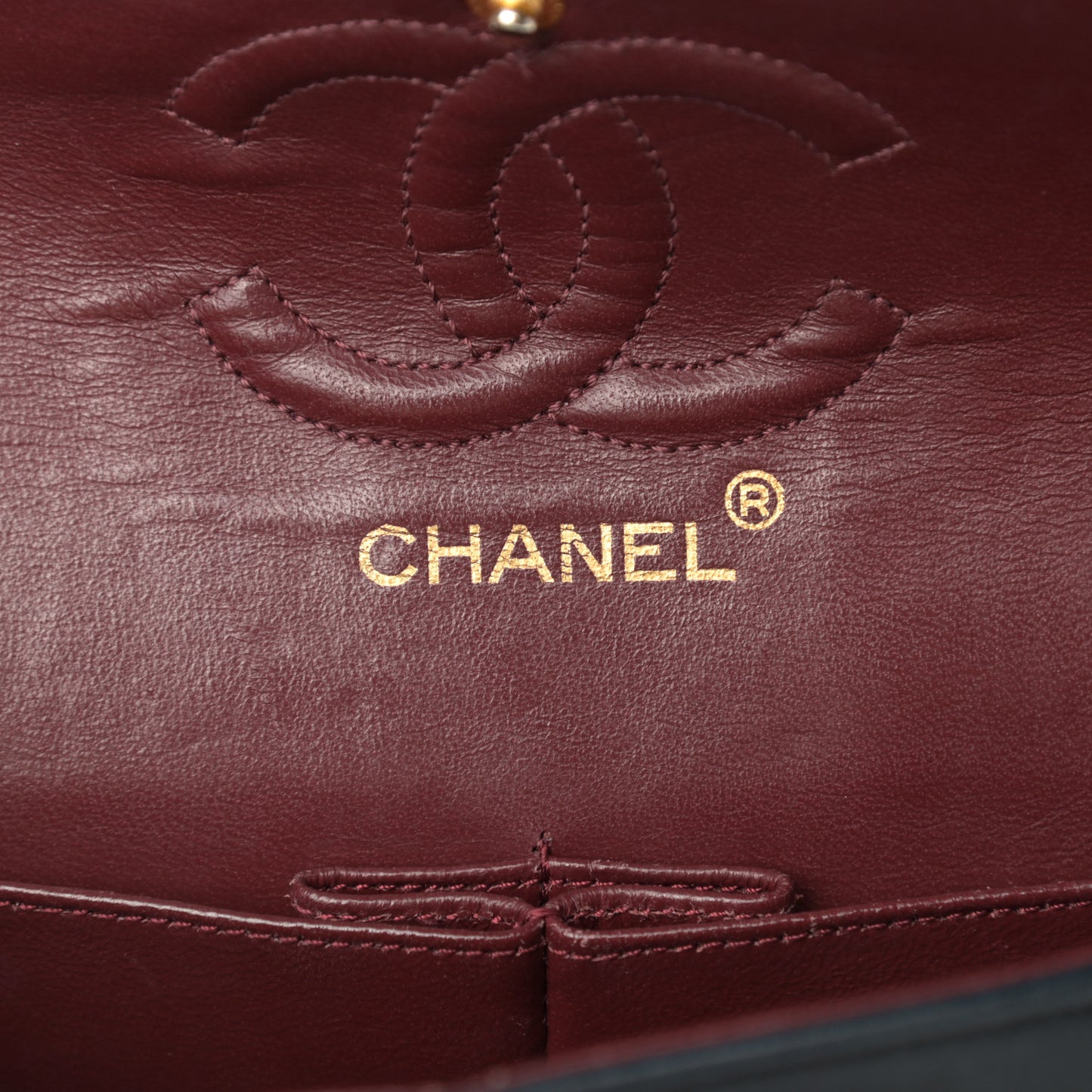 Lambskin Quilted Small Double Flap Black