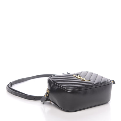 Saint Laurent Calfskin Matelasse Monogram Lou Belt Bag Black 4 of 9