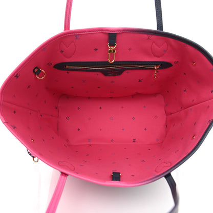 Louis Vuitton Monogram Giant Spring In The City Neverfull MM Midnight Fuchsia 5 of 11