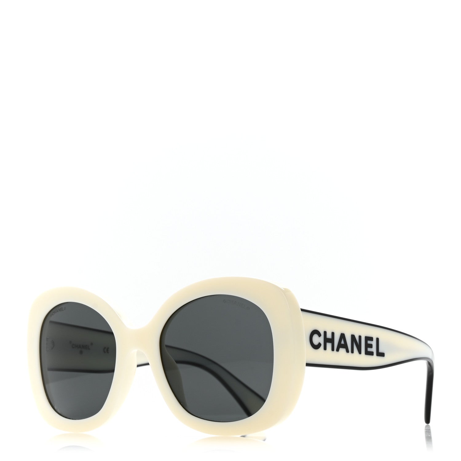 Chanel Acetate Sunglasses 71414A White 1 of 9