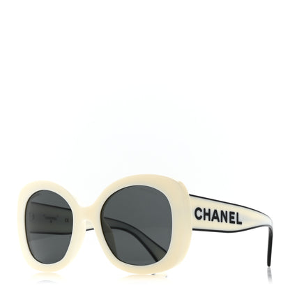 Chanel Acetate Sunglasses 71414A White 1 of 9