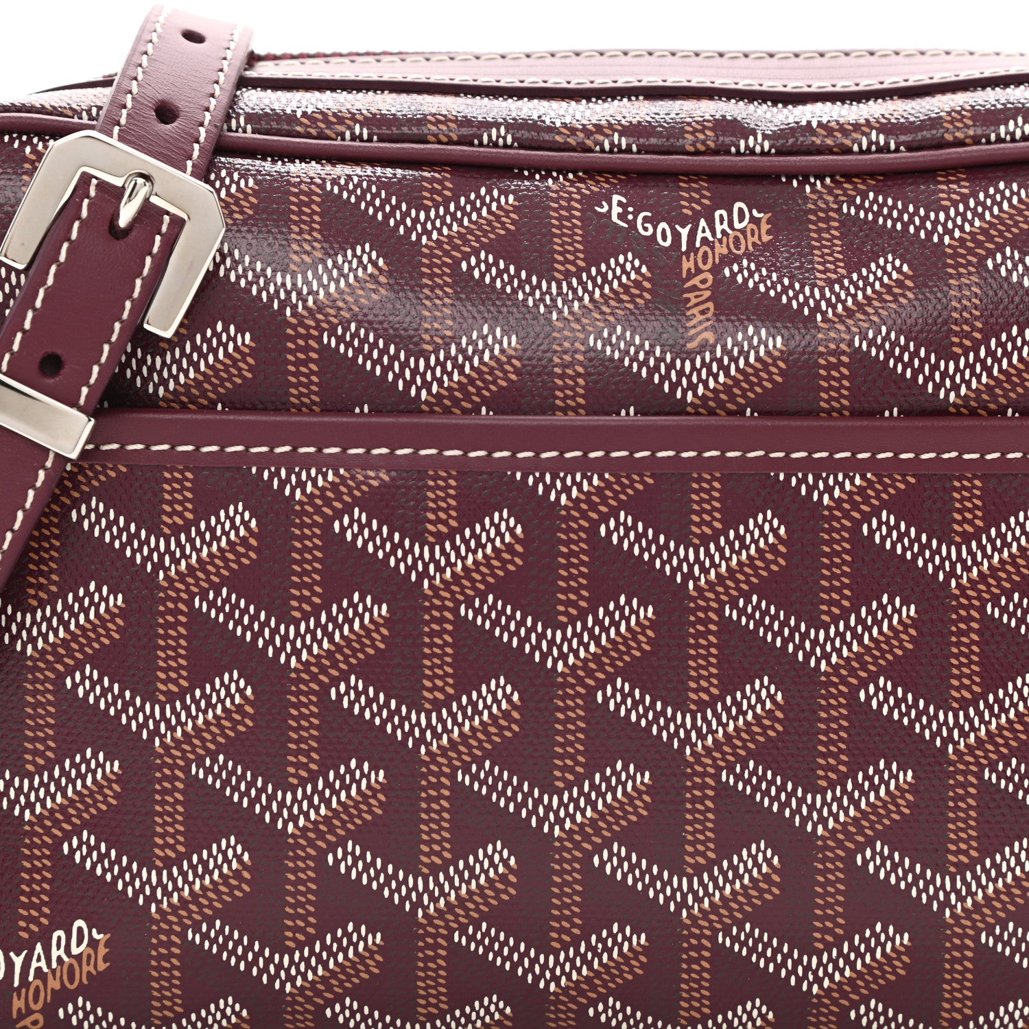 Goyard Goyardine Sac Cap Vert Burgundy 8 of 8