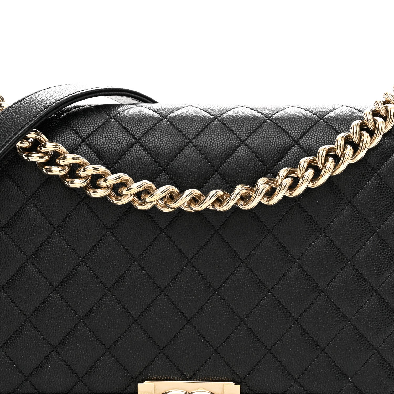 Chanel Caviar Quilted New Medium Boy Flap Black 8 of 10