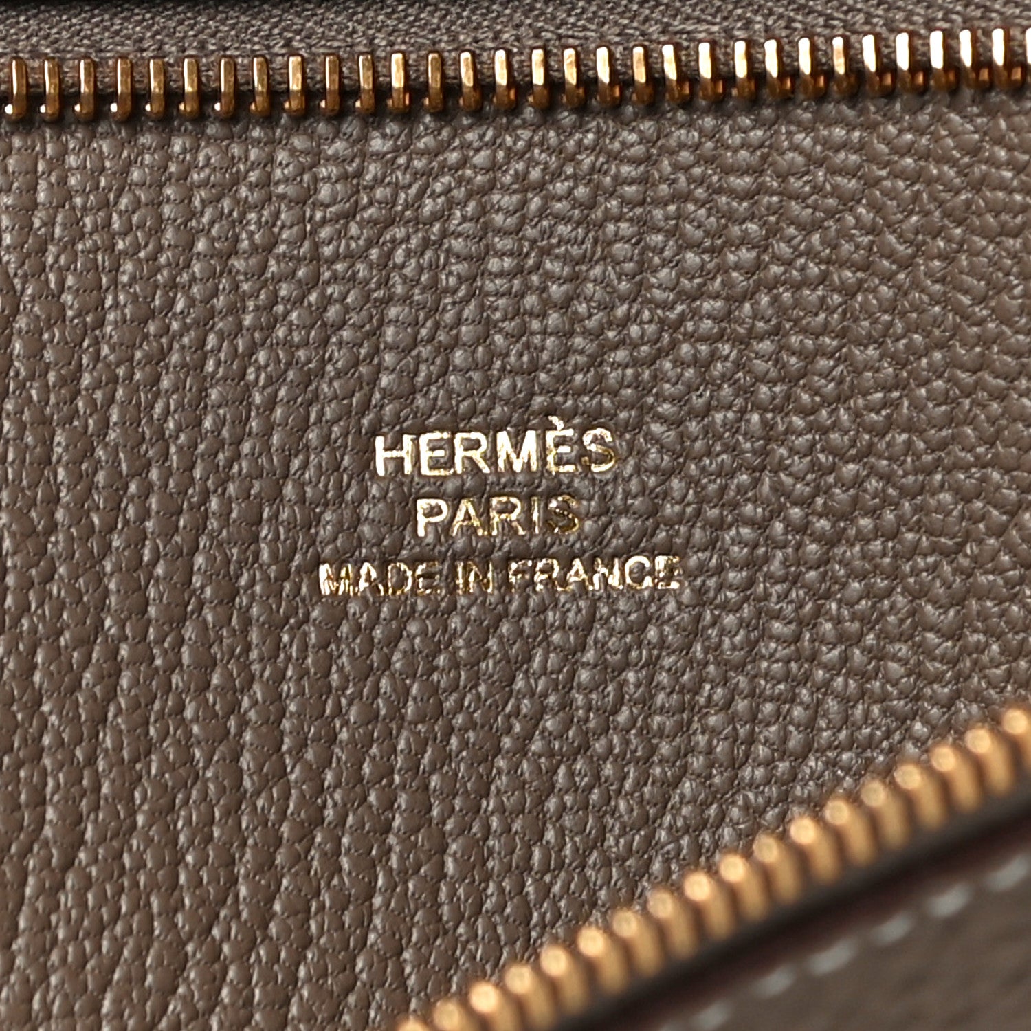 Hermes Togo Backpocket Pouch 30 Etoupe 6 of 10