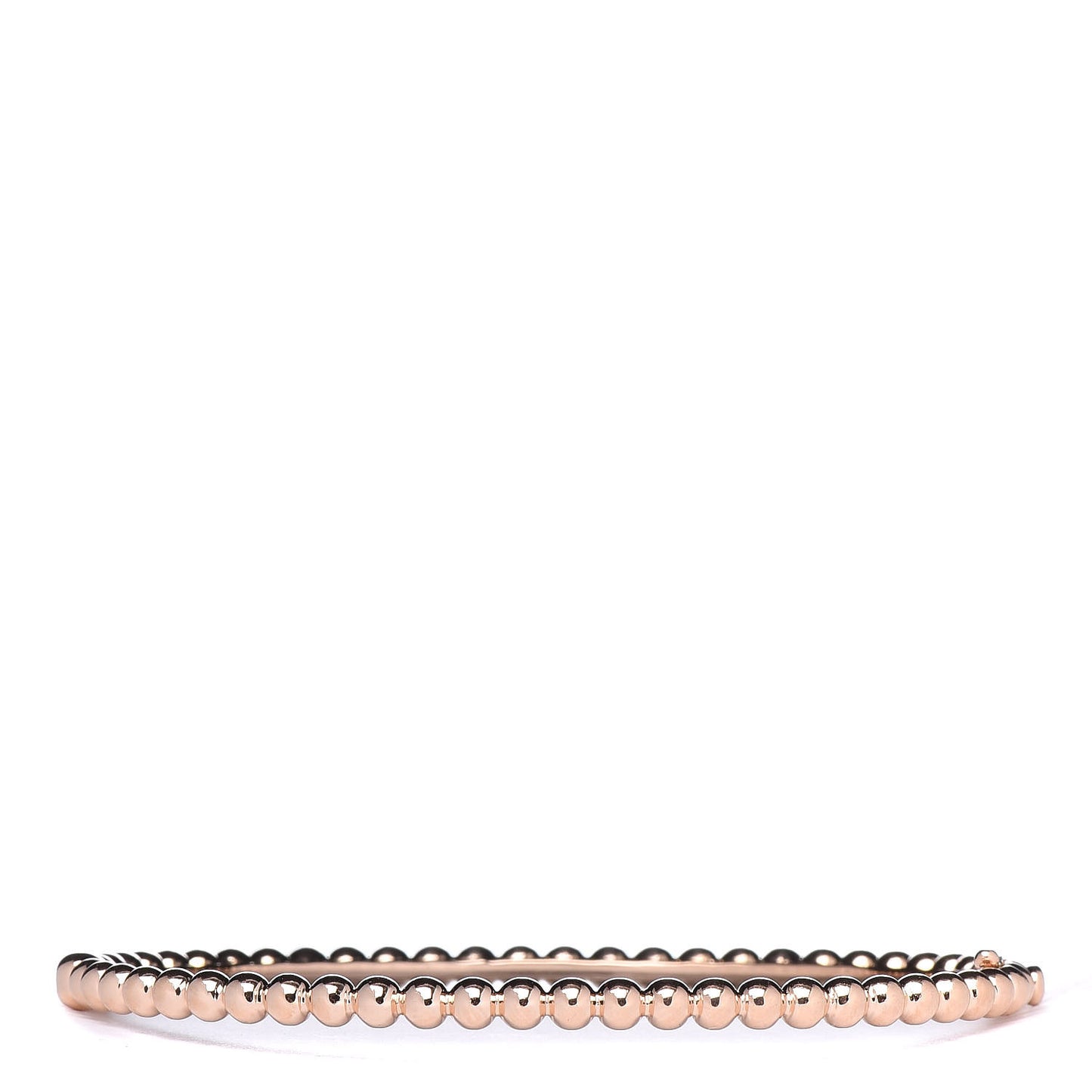 18K Rose Gold Perlee Pearls of Gold Bracelet M