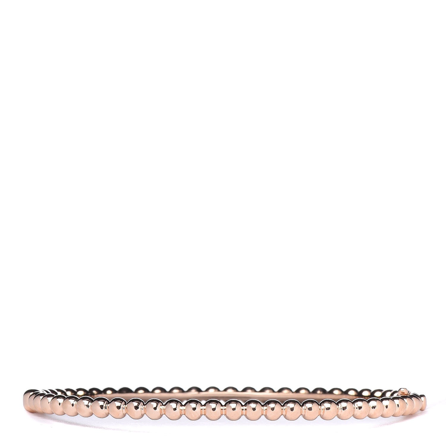 Van Cleef & Arpels 18K Rose Gold Perlee Pearls of Gold Bracelet M 1 of 6