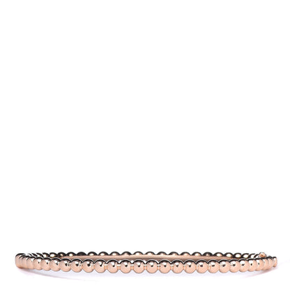 Van Cleef & Arpels 18K Rose Gold Perlee Pearls of Gold Bracelet M 1 of 6