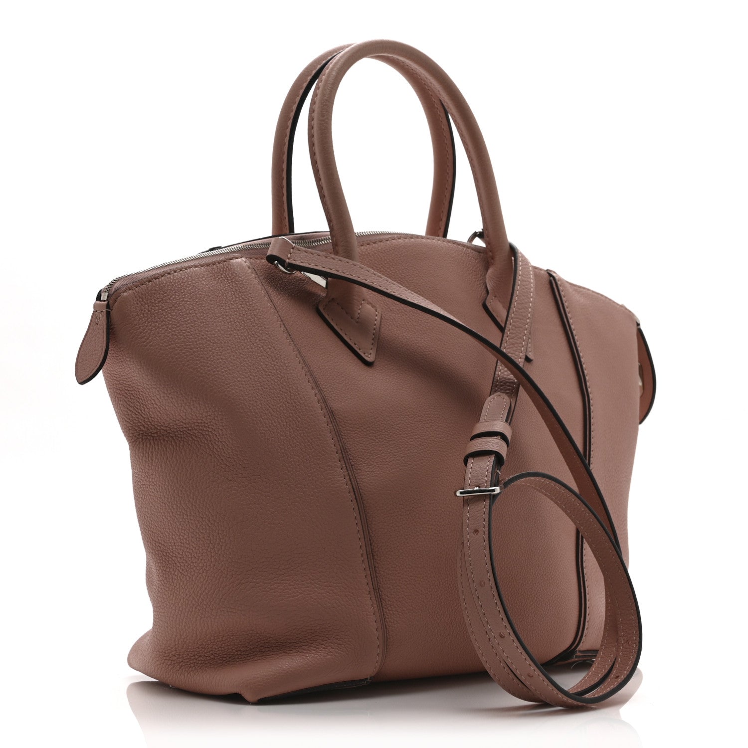 Louis Vuitton Veau Cachemire Soft Lockit PM Magnolia 3 of 10