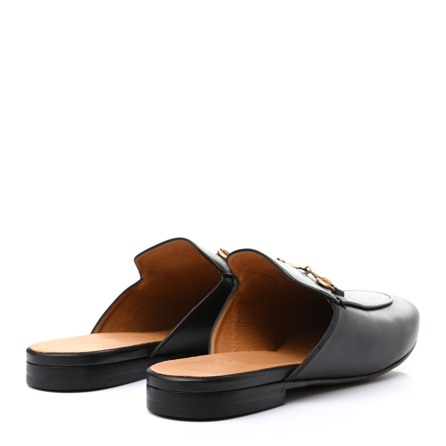 Gucci Calfskin Womens Princetown Slippers 40.5 Black 4 of 7