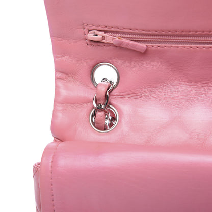 Chanel Lambskin Quilted Medium Double Flap Light Pink 10 of 16