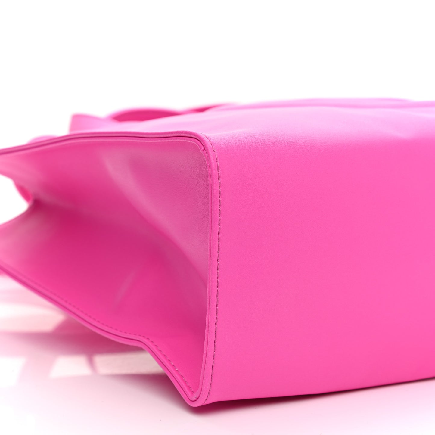 Vegan Leather Medium Shopping Bag Azalea