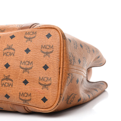 MCM Visetos Shopping Tote Cognac 7 of 16