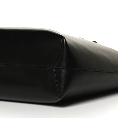 Mansur Gavriel Calfskin Small Shopping Tote Black Flamma 6 of 11