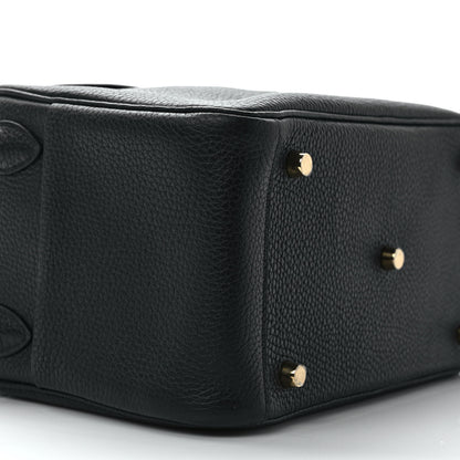 Hermes Taurillon Clemence Lindy 26 Black 7 of 9