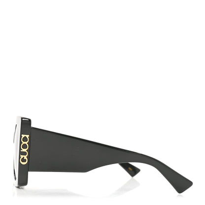 Gucci Acetate Square Frame Sunglasses GG2039S Black 3 of 7