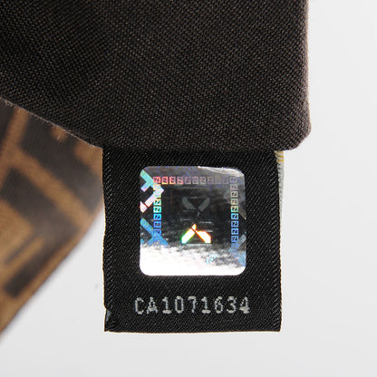 Fendi Zucca Patent Mia Shoulder Flap Tobacco 7 of 9