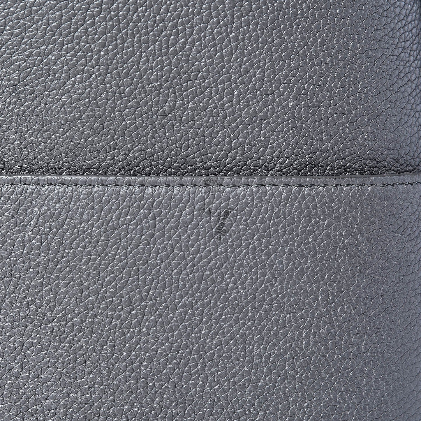Soft Grained Calfskin Sangle Bucket Bag Storm