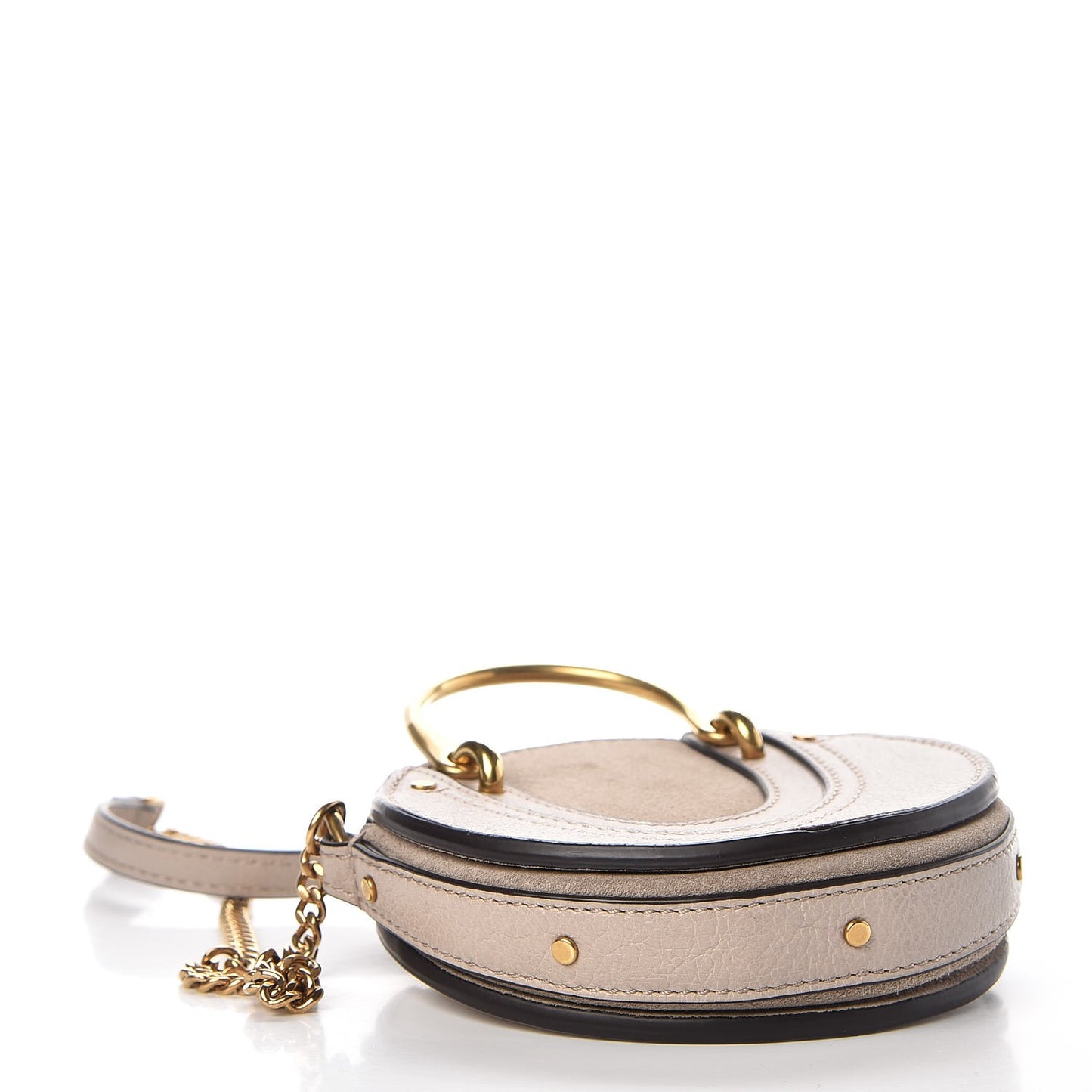 Goatskin Suede Mini Pixie Bag Motty Grey
