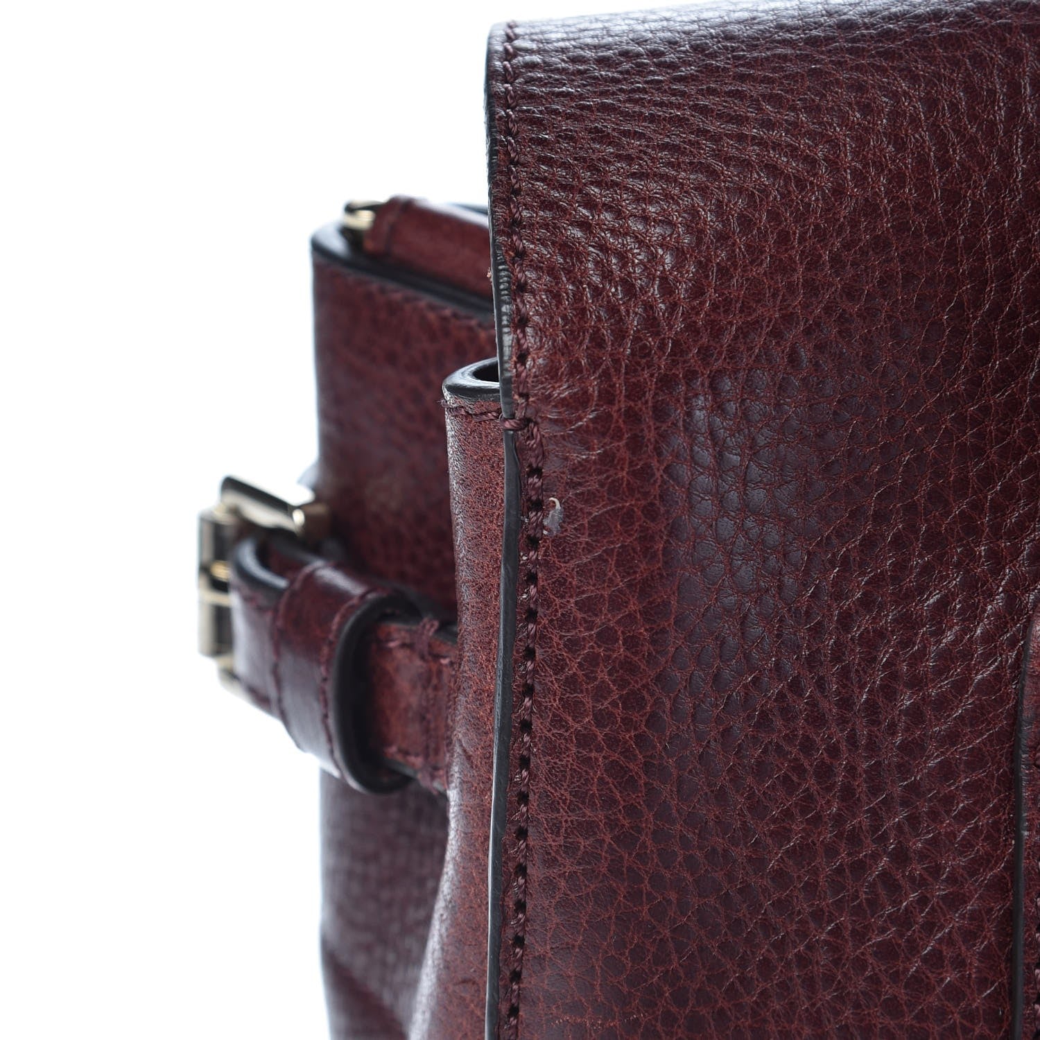 Mulberry Natural Leather Mini Cara Delevingne Convertible Satchel Oxblood 14 of 14
