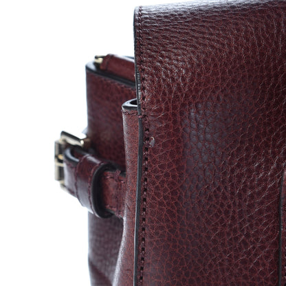 Mulberry Natural Leather Mini Cara Delevingne Convertible Satchel Oxblood 14 of 14