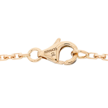 Cartier 18K Yellow Gold Diamond Interlocking LOVE Necklace 5 of 6