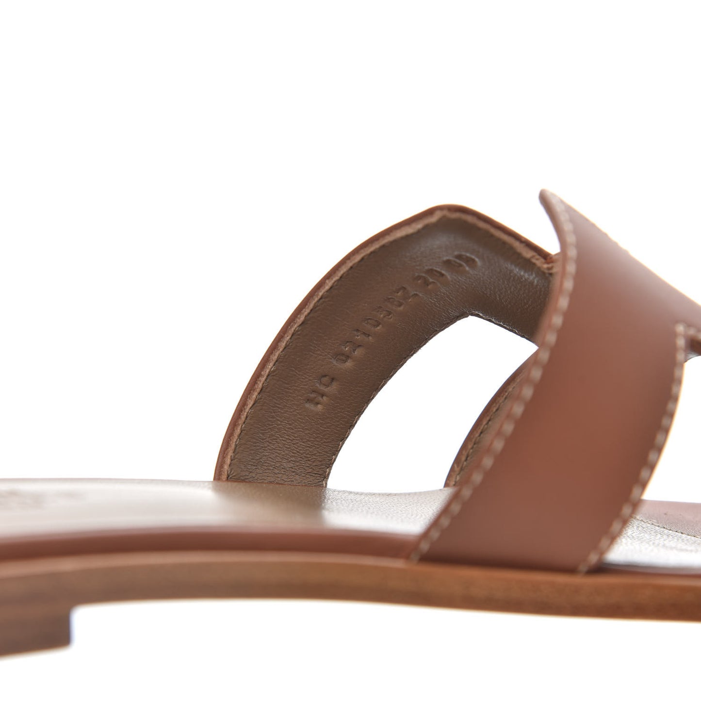 Box Calfskin Oran Sandals 37 Gold