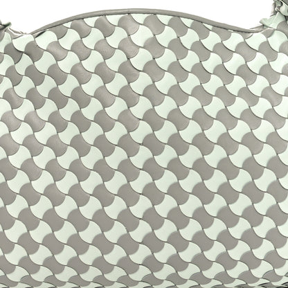 Bottega Veneta Calfskin Intrecciato Small Hop Agate Glacier 9 of 11