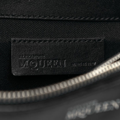 Alexander McQueen Calfskin Studded Small Padlock Crossbody Bag Black 9 of 21