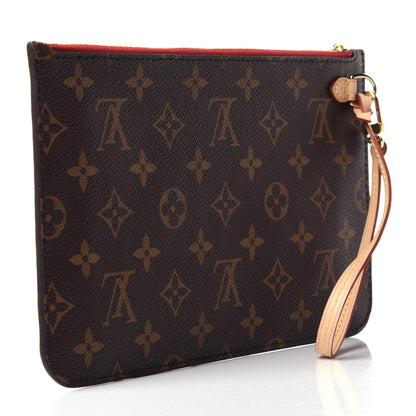 Louis Vuitton Monogram Neverfull MM GM Pochette Cherry 3 of 11