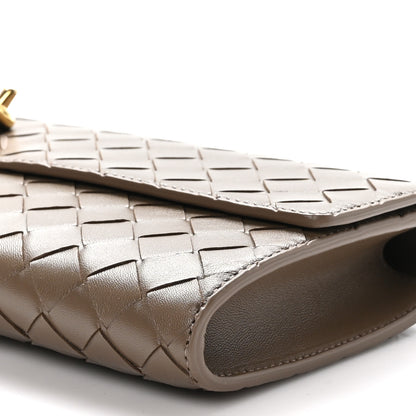 Bottega Veneta Nappa Intrecciato Long Andiamo Top Handle Clutch Pinecone 9 of 9