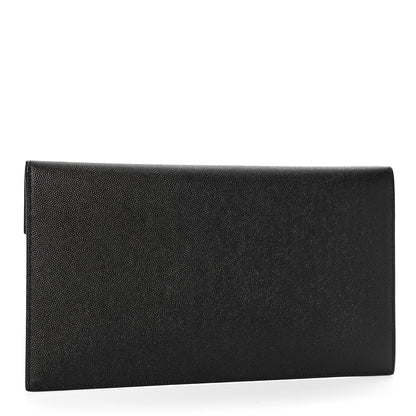 Saint Laurent Grain De Poudre Uptown Pouch Black 3 of 10