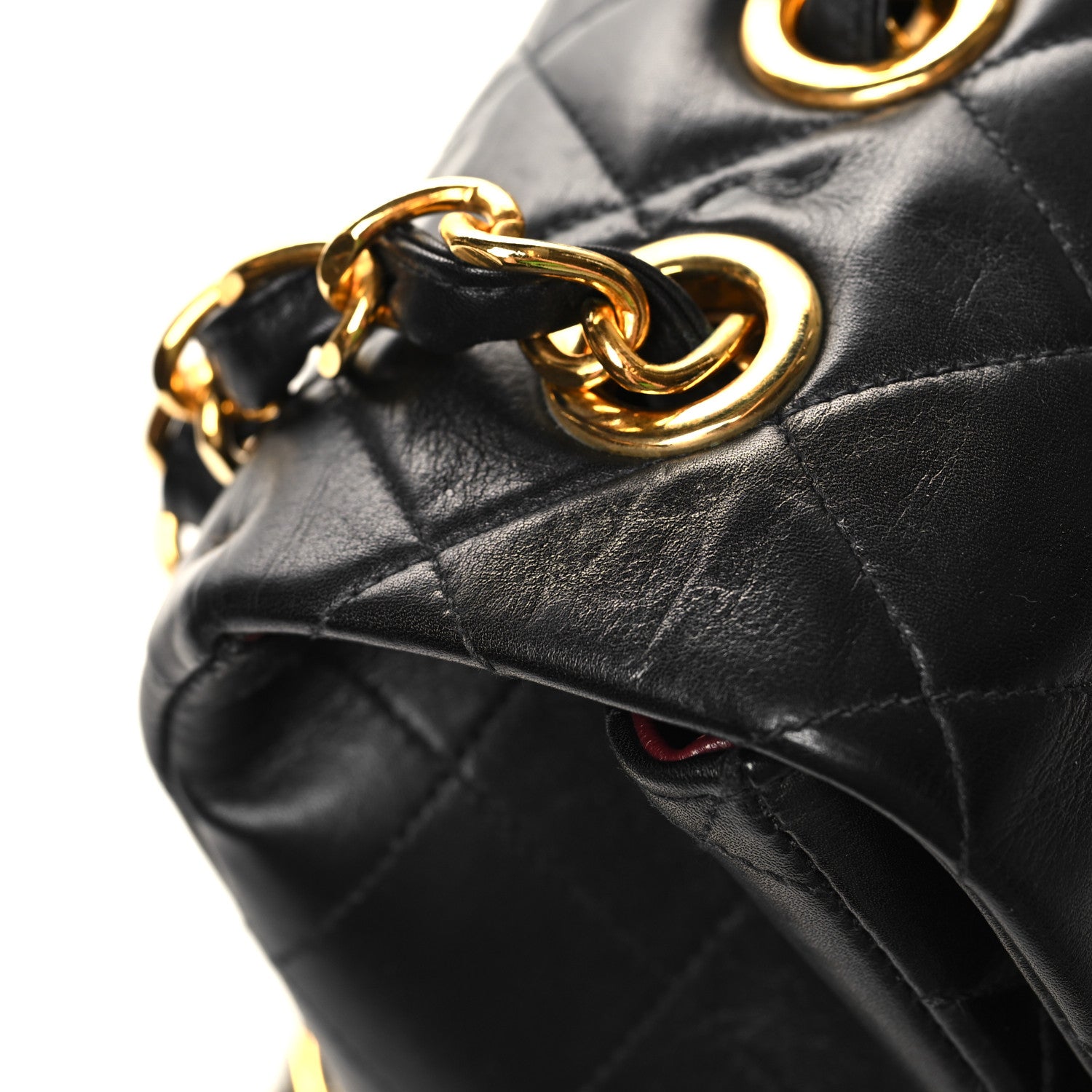 Chanel Lambskin Quilted XL Jumbo Single Flap Black 12 of 12