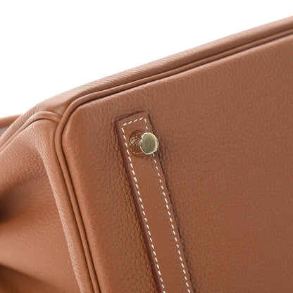 Hermes Togo Birkin 30 Gold 7 of 34