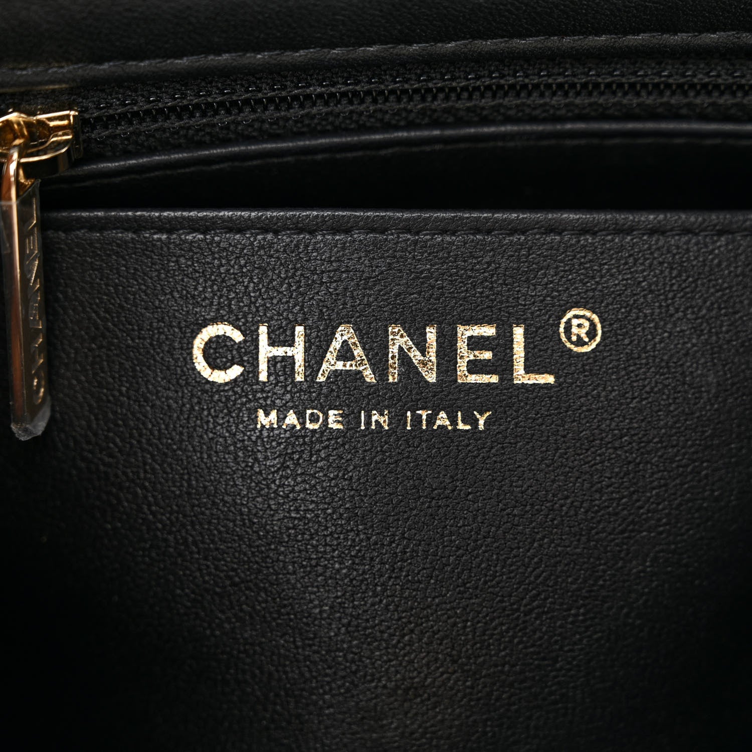 Chanel Lambskin Quilted Mini Square Flap Black 6 of 11