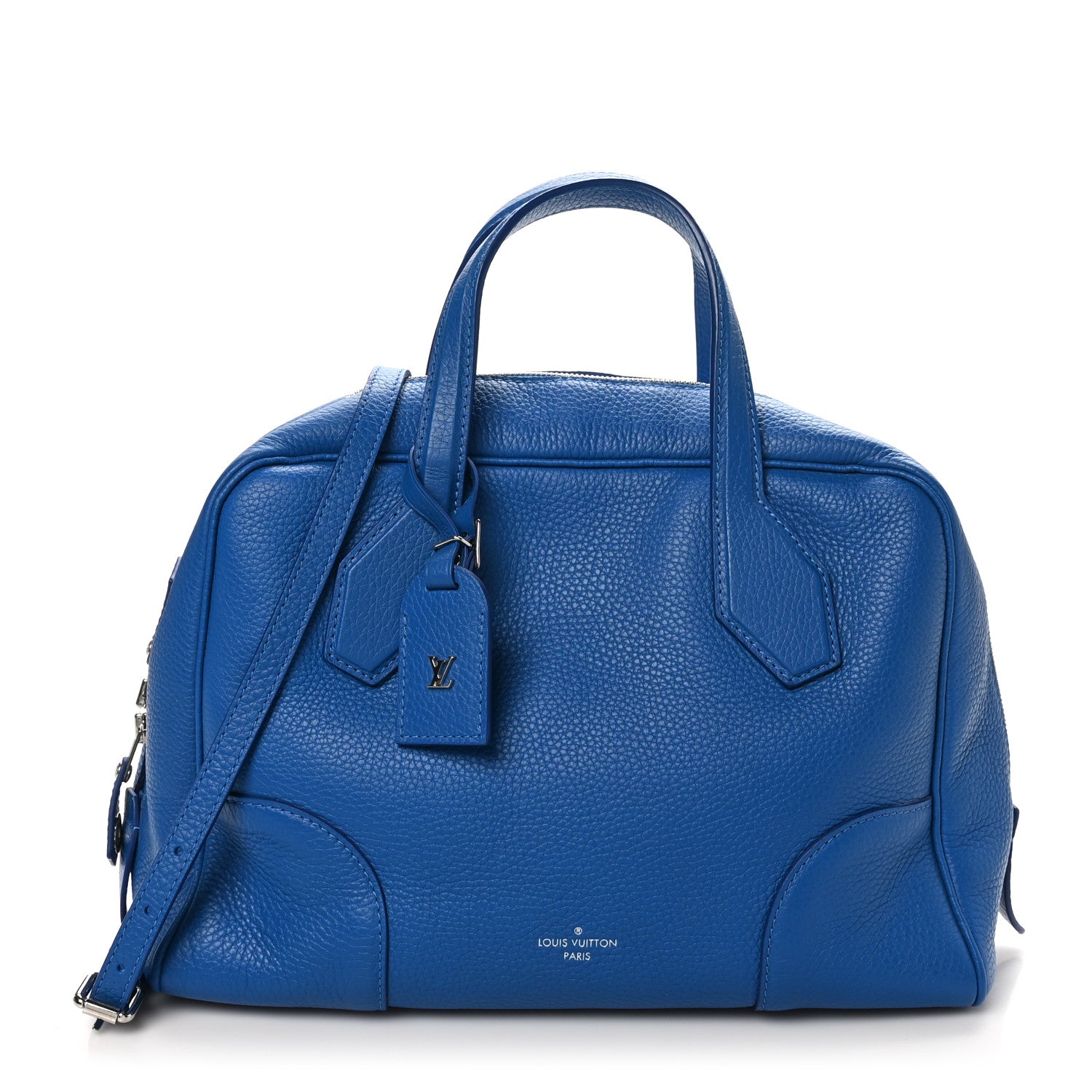 Louis Vuitton Taurillon Dora Ultra Soft MM Blue Royal 1 of 10