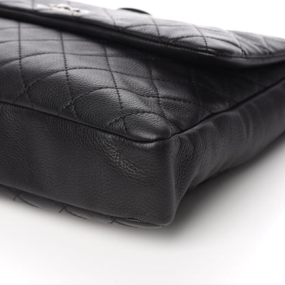 Chanel Calfskin Quilted Couture Messenger Black 9 of 12