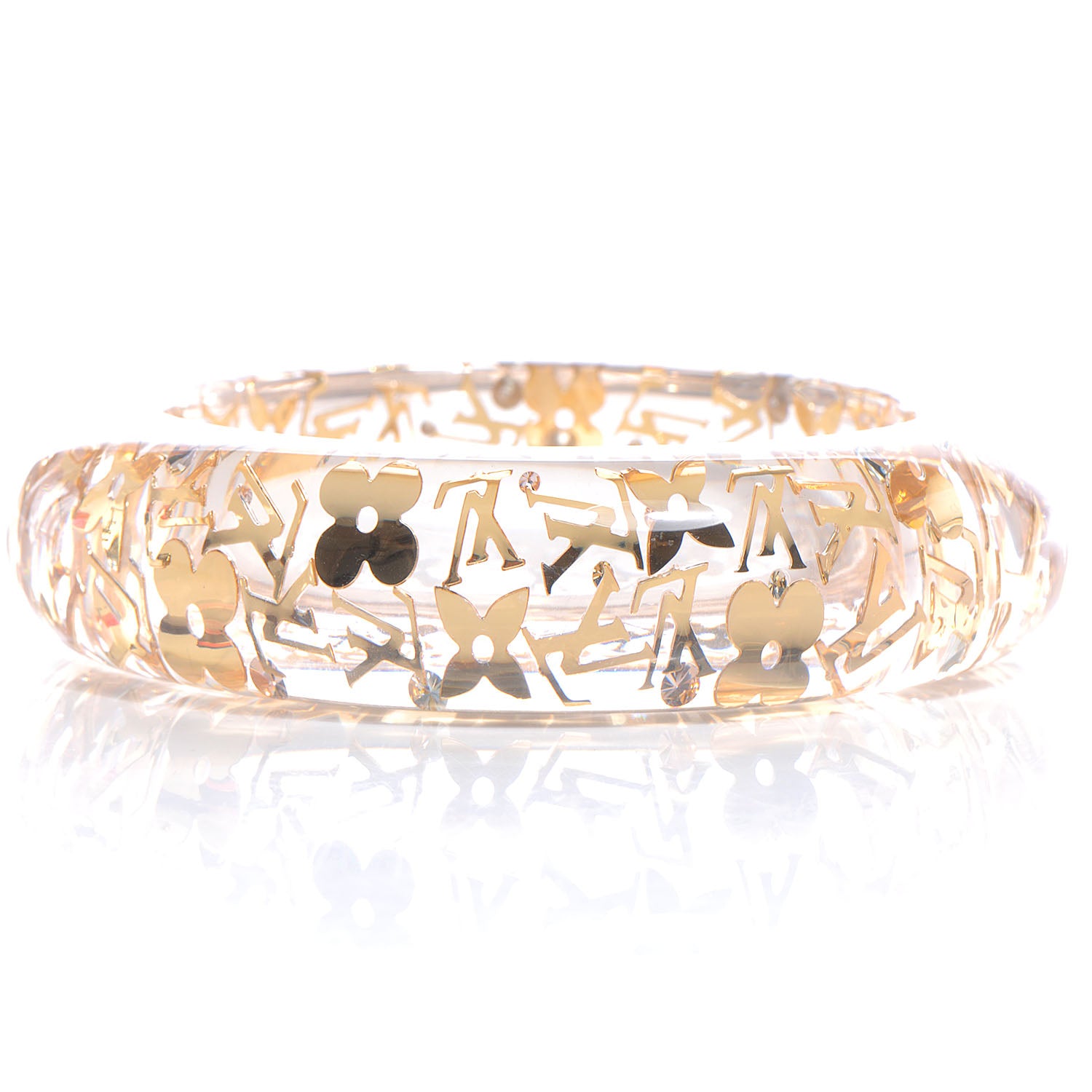 Louis Vuitton Inclusion Bracelet GM Size Medium Transparent 3 of 4